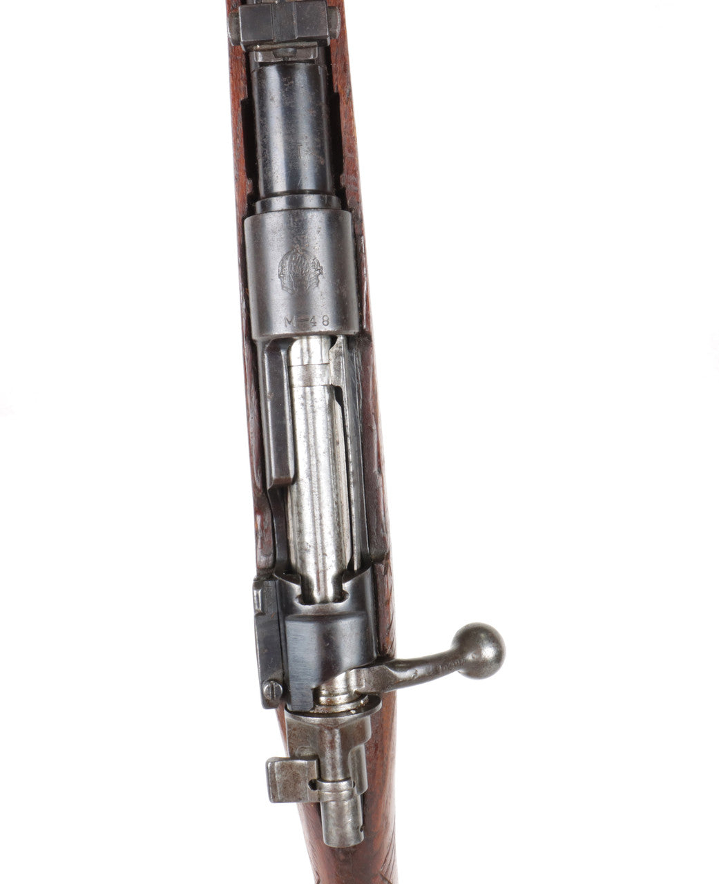 M48 8mm Mauser Bolt Action Rifle Sporterized - Overall Surplus Good Condition (6)