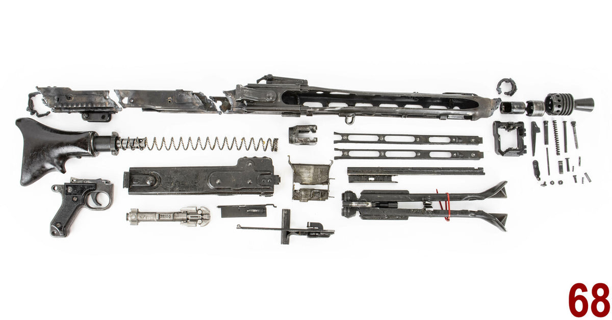 MG42 Parts Kit – WWII Era 7.62x51 NATO (.308) Original German - 68