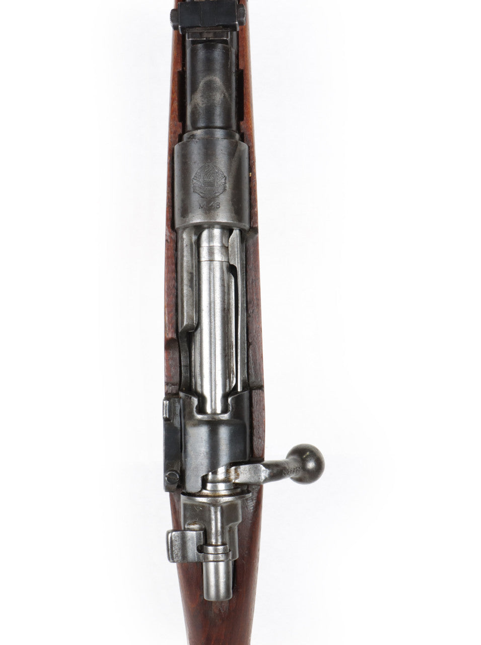 M48 8mm Mauser Bolt Action Rifle Sporterized - Overall Surplus Good Condition (8)