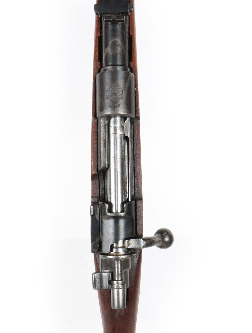 M48 8mm Mauser Bolt Action Rifle Sporterized - Overall Surplus Good Condition (9)