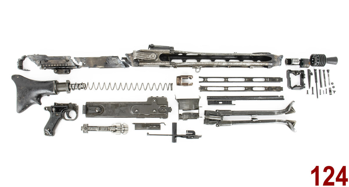 MG42 Parts Kit – WWII Era 7.62x51 NATO (.308) Original German - 124
