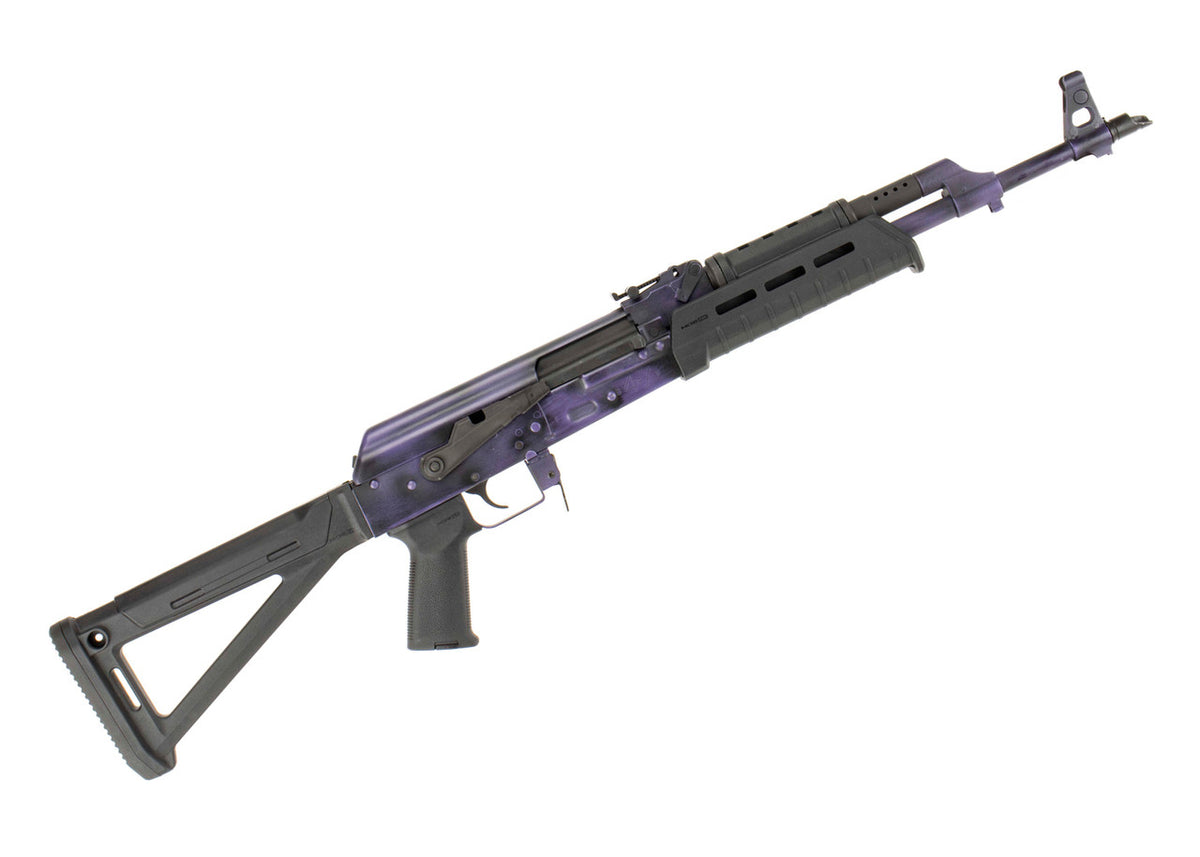 Century Arms BFT47 ESSENTIAL 7.62x39 16" AK47 Concept Rifle Battleworn Purple Cerakote with Magpul Furniture & Side Scope Rail - RI4386-X