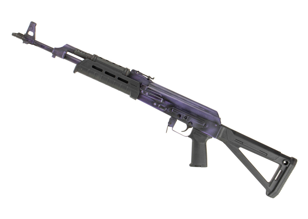 Century Arms BFT47 ESSENTIAL 7.62x39 16" AK47 Concept Rifle Battleworn Purple Cerakote with Magpul Furniture & Side Scope Rail - RI4386-X