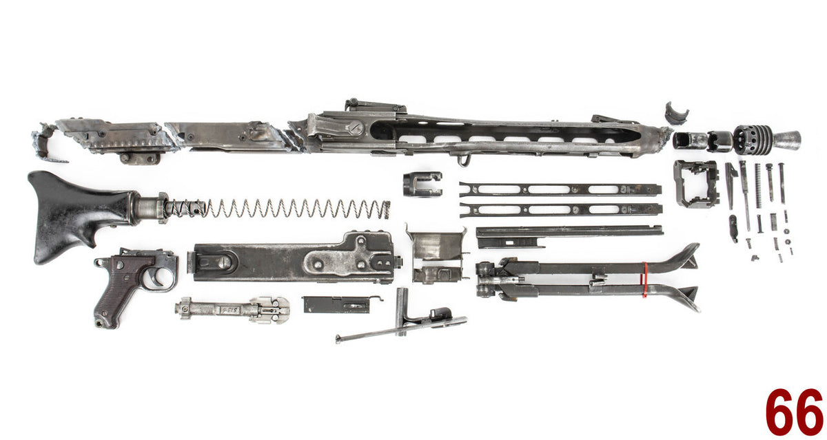 MG42 Parts Kit – WWII Era 7.62x51 NATO (.308) Original German - 66