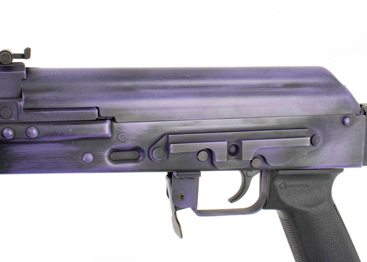 Century Arms BFT47 ESSENTIAL 7.62x39 16" AK47 Concept Rifle Battleworn Purple Cerakote with Magpul Furniture & Side Scope Rail - RI4386-X