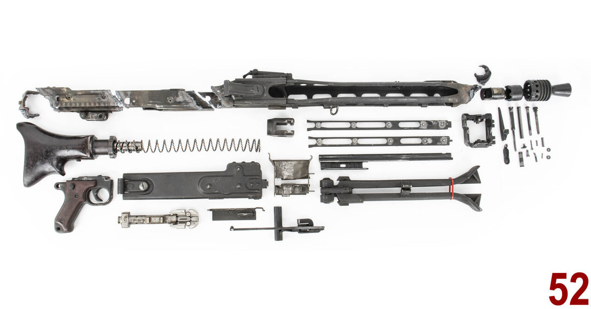 MG42 Parts Kit – WWII Era 7.62x51 NATO (.308) Original German - 52