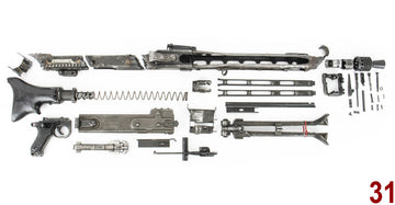 MG42 Parts Kit – WWII Era 7.62x51 NATO (.308) Original German - 31