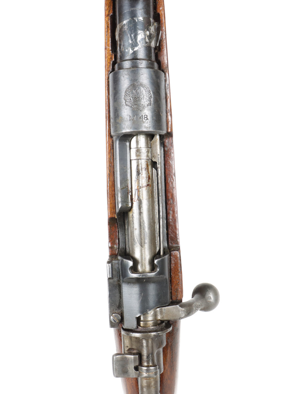 M48 8mm Mauser Bolt Action Rifle Sporterized - Overall Surplus Good Condition (19)