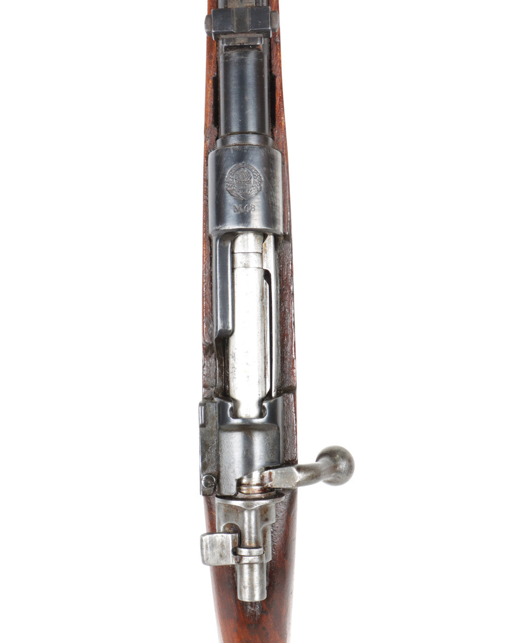 M48 8mm Mauser Bolt Action Rifle Sporterized - Overall Surplus Good Condition (20)