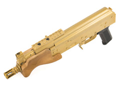 Century Arms Micro VSKA (US Made) 6.25" 7.62x39mm AK Pistol Gold Cerakote Blem with Blonde Handguard - HG5479-X
