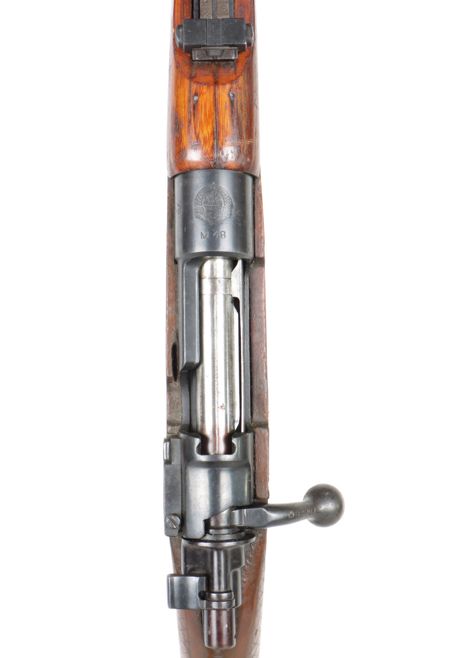 M48 8mm Mauser Bolt Action Rifle Sporterized - Overall Surplus Good Condition (24)