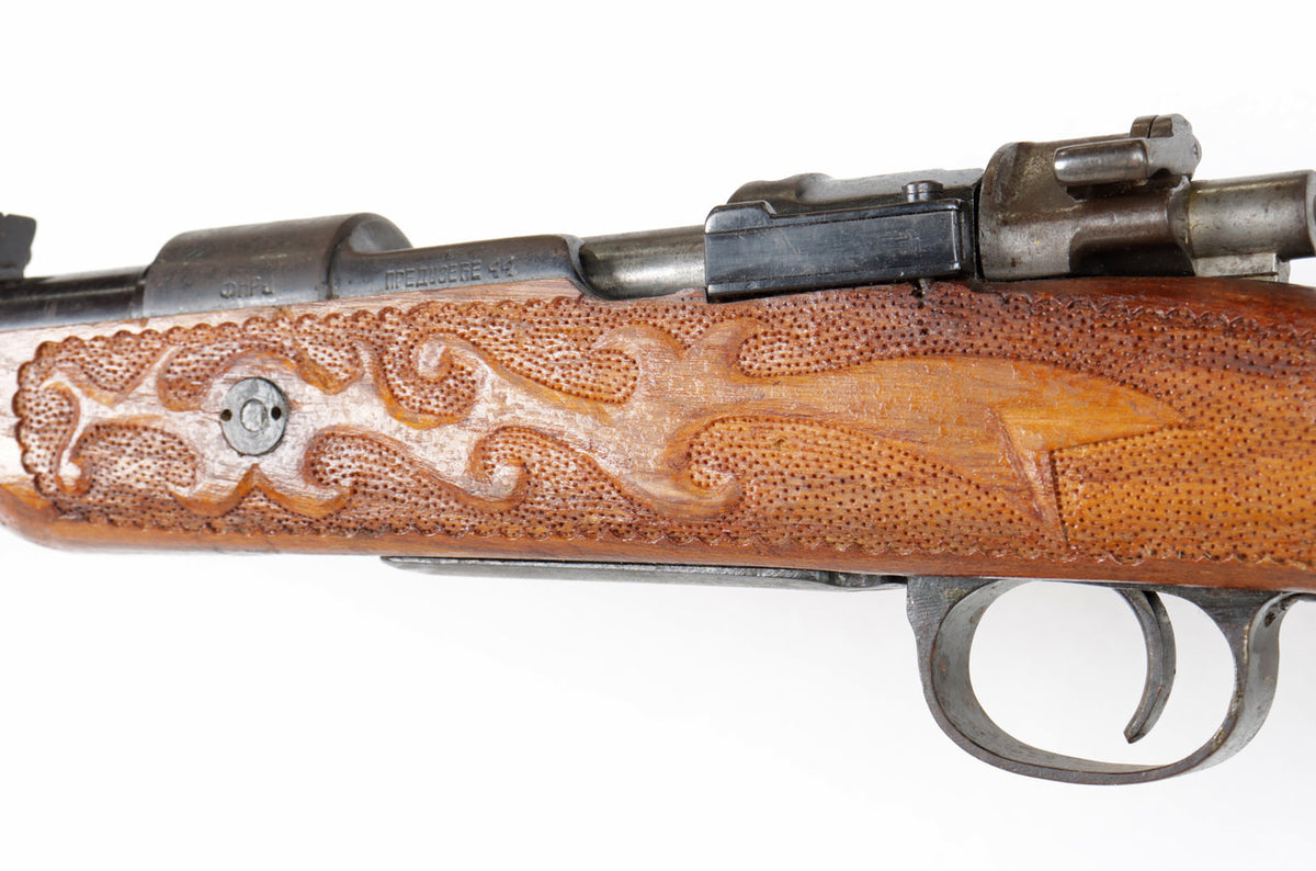 M48 8mm Mauser Bolt Action Rifle Sporterized - Overall Surplus Good Condition (25)