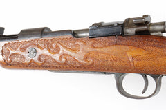 M48 8mm Mauser Bolt Action Rifle Sporterized - Overall Surplus Good Condition (25)
