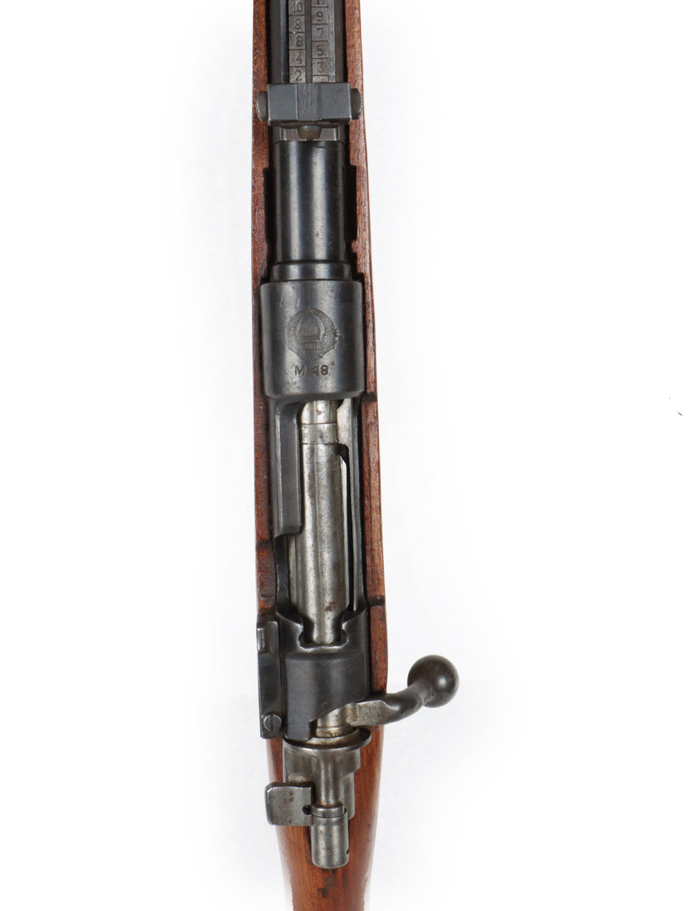 M48 8mm Mauser Bolt Action Rifle Sporterized - Overall Surplus Good Condition (27)
