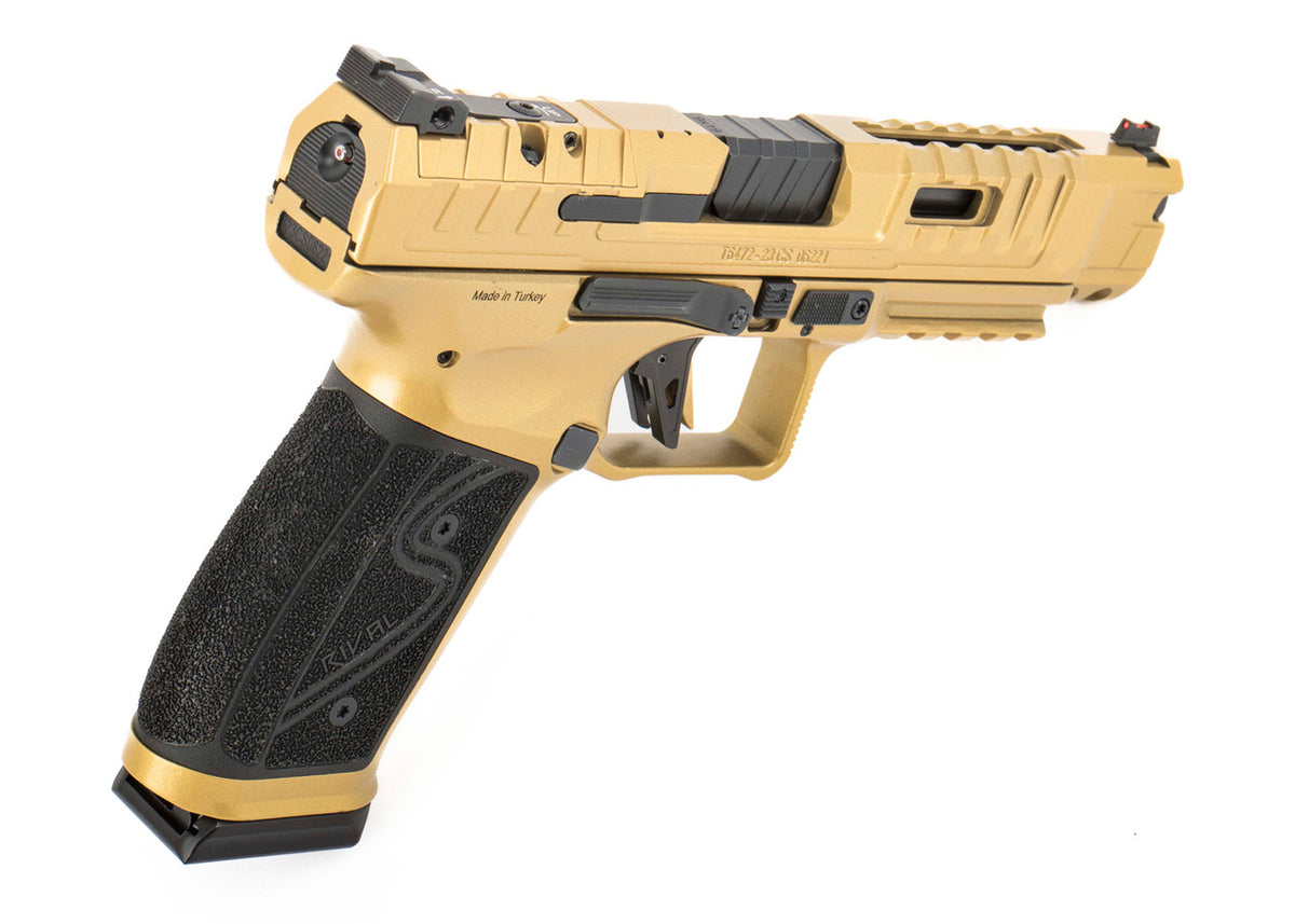 Canik SFX Rival-S 5" 9mm Pistol Blem Gold Cerakote - HG7010-X