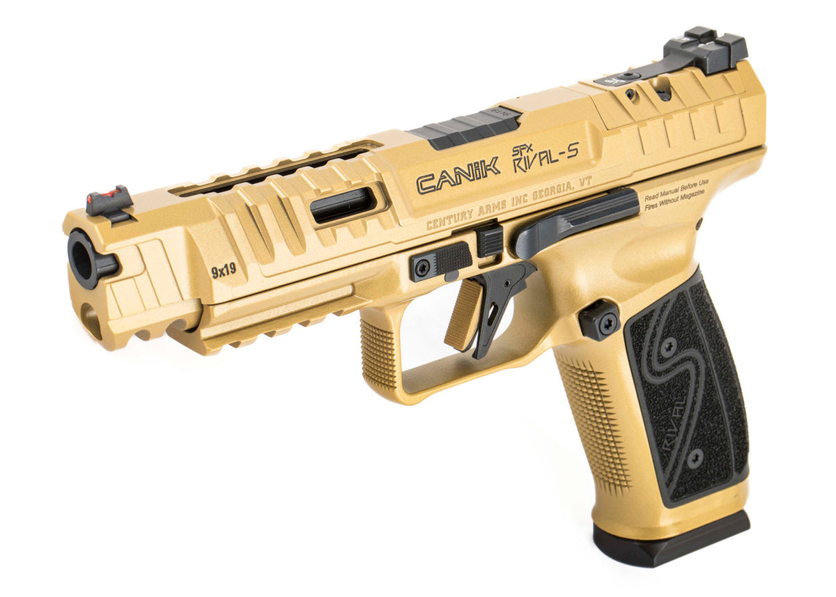 Canik SFX Rival-S 5" 9mm Pistol Blem Gold Cerakote - HG7010-X