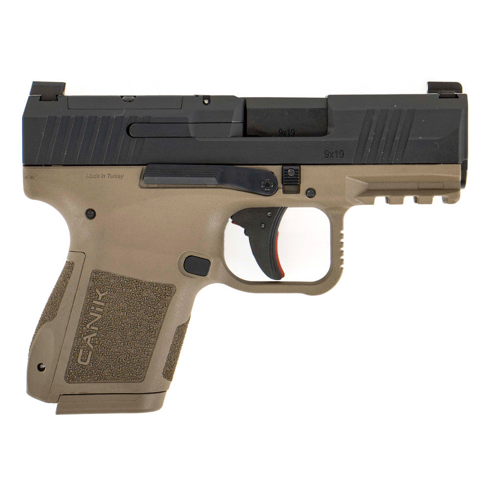 Canik METE MC9 3.18" 9mm Pistol Black Slide/Flat Dark Earth Polymer Frame - HG7651BD-X