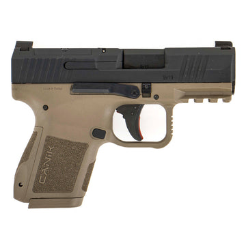 Canik METE MC9 3.18" 9mm Pistol Black Slide/Flat Dark Earth Polymer Frame - HG7651BD-X