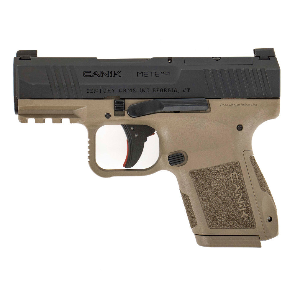 Canik METE MC9 3.18" 9mm Pistol Black Slide/Flat Dark Earth Polymer Frame - HG7651BD-X