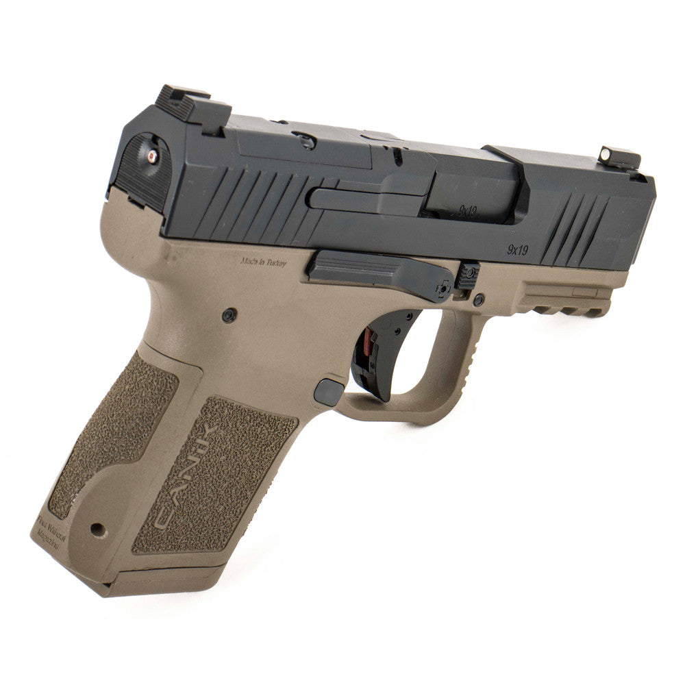 Canik METE MC9 3.18" 9mm Pistol Black Slide/Flat Dark Earth Polymer Frame - HG7651BD-X