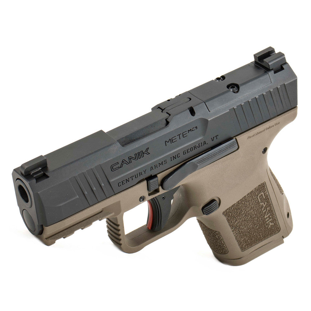 Canik METE MC9 3.18" 9mm Pistol Black Slide/Flat Dark Earth Polymer Frame - HG7651BD-X