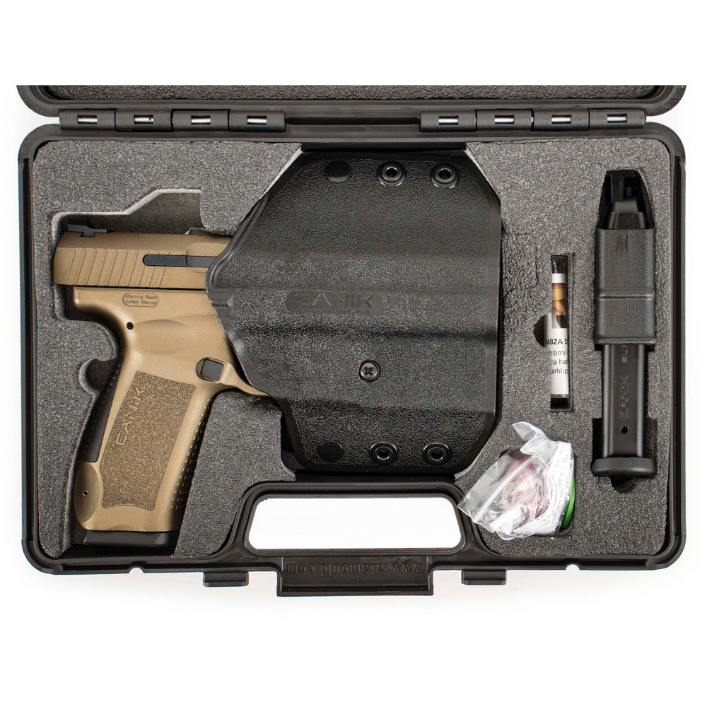 Canik TP9DA 4.07" 9mm Pistol Burnt Bronze - HG4873B-X