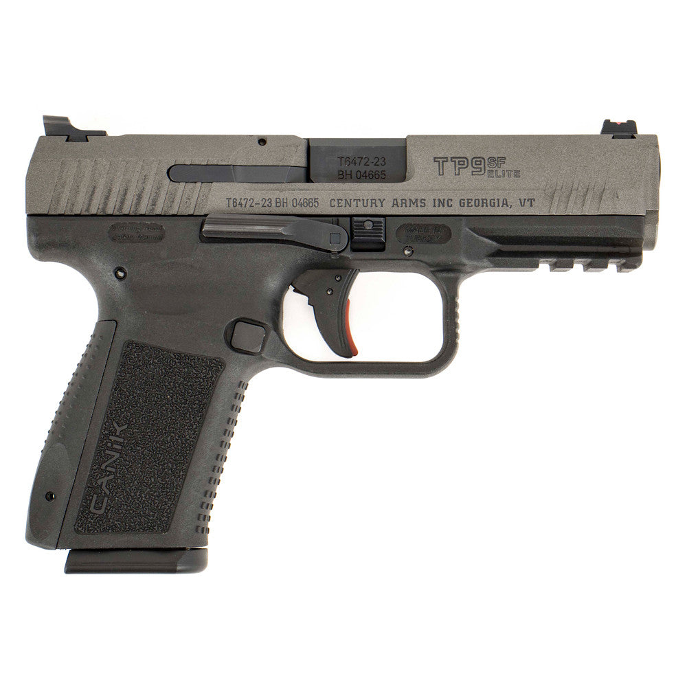 Canik TP9SF Elite 4.2" 9mm Pistol Tungsten Slide/Black Polymer Frame - HG4869T-X
