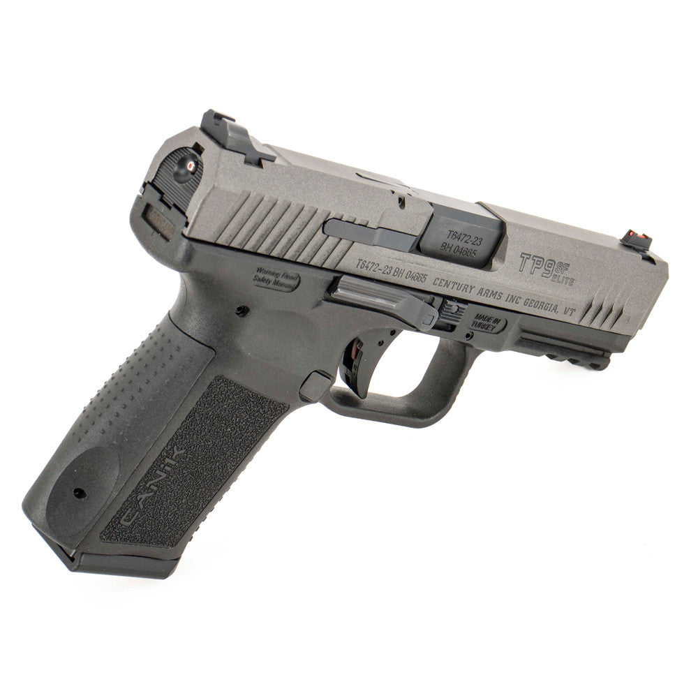 Canik TP9SF Elite 4.2" 9mm Pistol Tungsten Slide/Black Polymer Frame - HG4869T-X