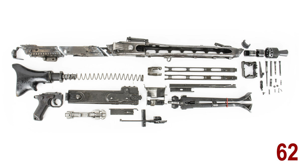 MG42 Parts Kit – WWII Era 7.62x51 NATO (.308) Original German - 62