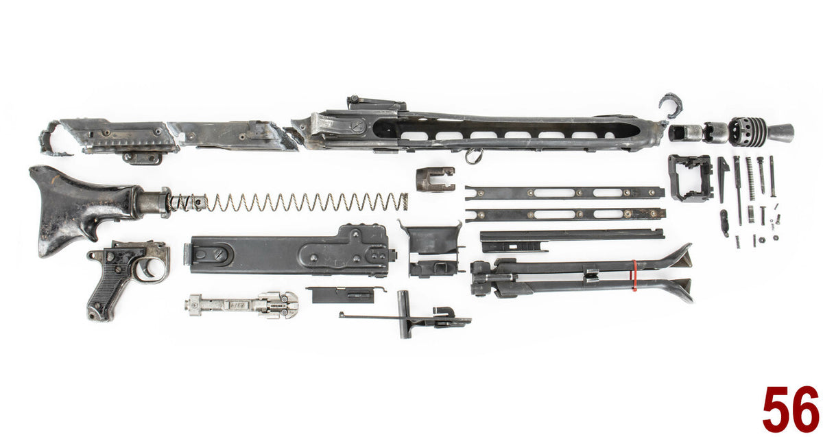MG42 Parts Kit – WWII Era 7.62x51 NATO (.308) Original German - 56