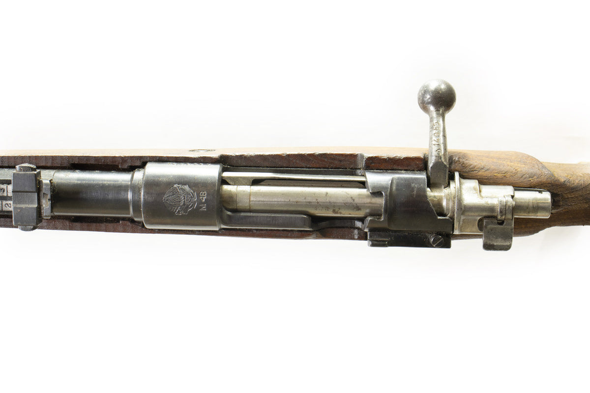 M48 8mm Mauser Bolt Action Rifle Sporterized - Overall Surplus Good Condition (48)