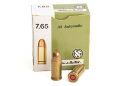 Sellier & Bellot .32 ACP (7.65 Browning) 73gr FMJ