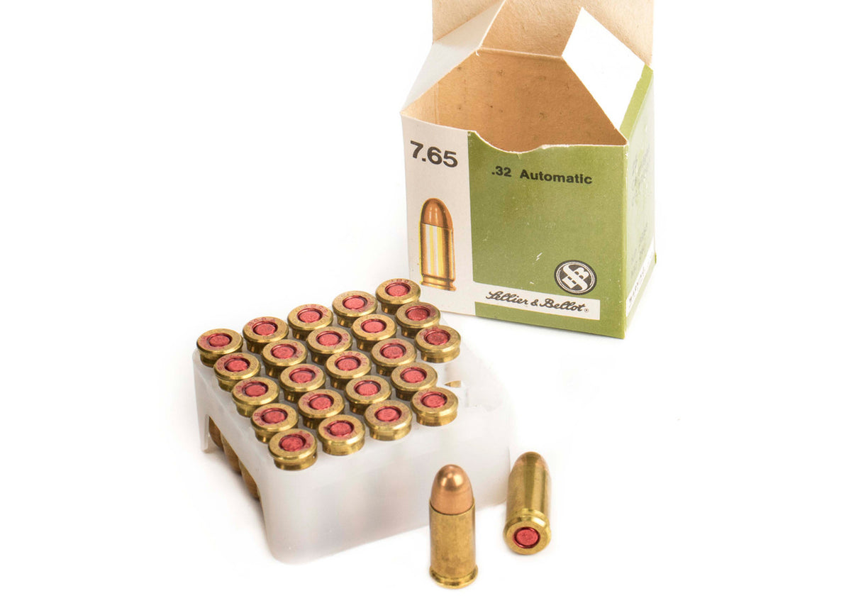 Sellier & Bellot .32 ACP (7.65 Browning) 73gr FMJ