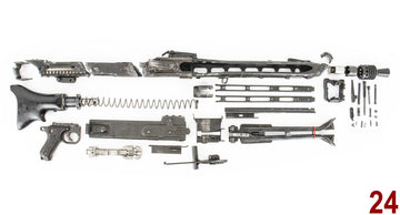 MG42 Parts Kit – WWII Era 7.62x51 NATO (.308) Original German - 24