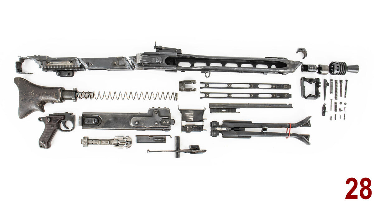 MG42 Parts Kit – WWII Era 7.62x51 NATO (.308) Original German - 28