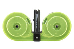 RWB AR-15  100rd Dual Drum Magazine .223 w/Reinforced Feed Lips - Black/Neon Green