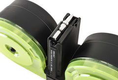 RWB AR-15  100rd Dual Drum Magazine .223 w/Reinforced Feed Lips - Black/Neon Green