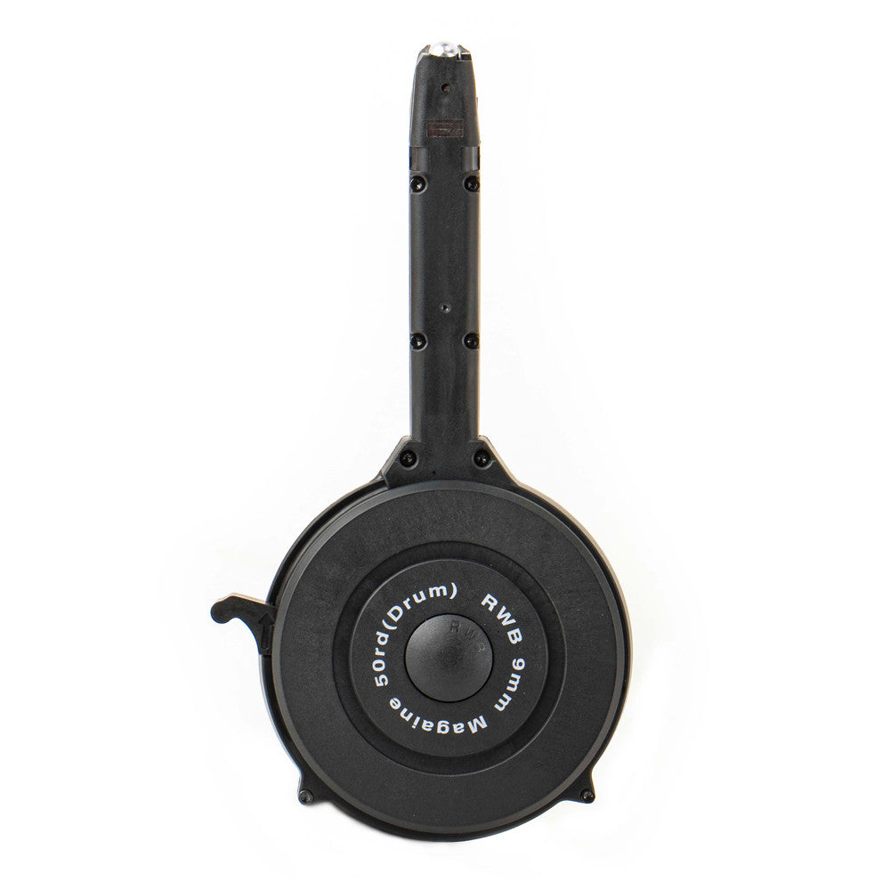 RWB 9mm 50rd Black Drum