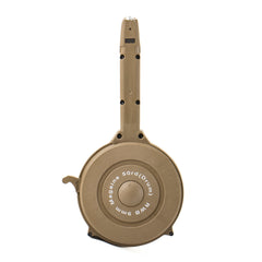 Glock 9mm 50rd Drum Magazine For All 9mm Glock Handguns - Color Desert Tan