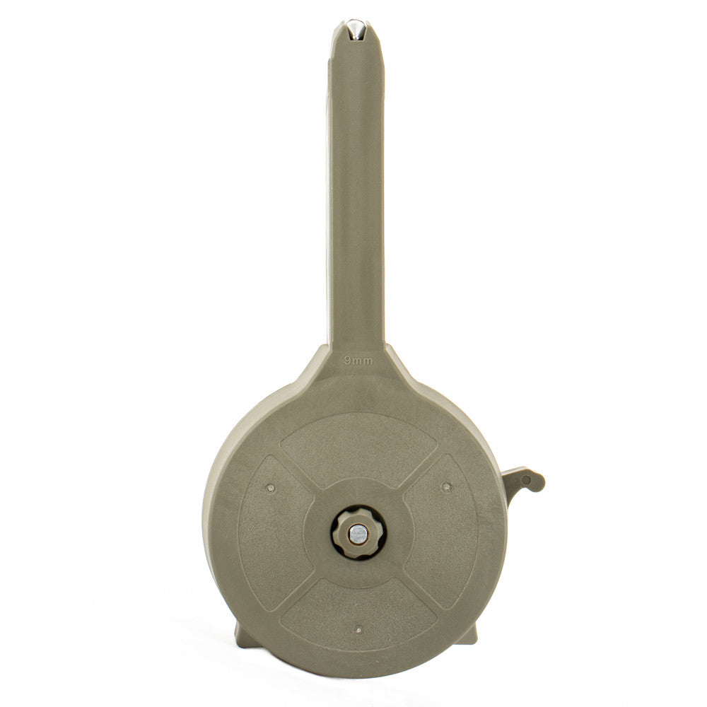 RWB 9mm 50rd Drum Magazine - Dark O.D. Green