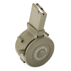 RWB AR-15 / M16 50rd Drum Magazine .223/5.56 - Black/OD Green/Tan