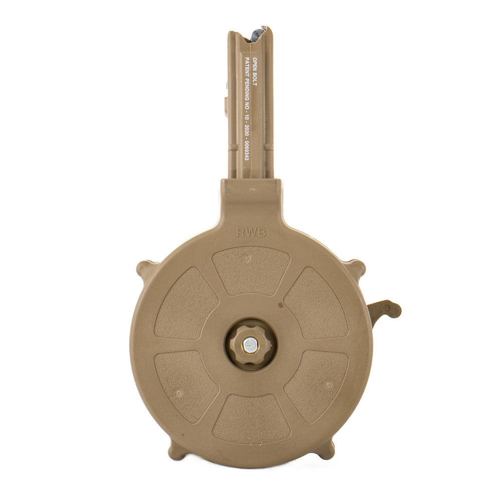 RWB AR-15 / M16 50rd Drum Magazine .223/5.56 - Black/OD Green/Tan