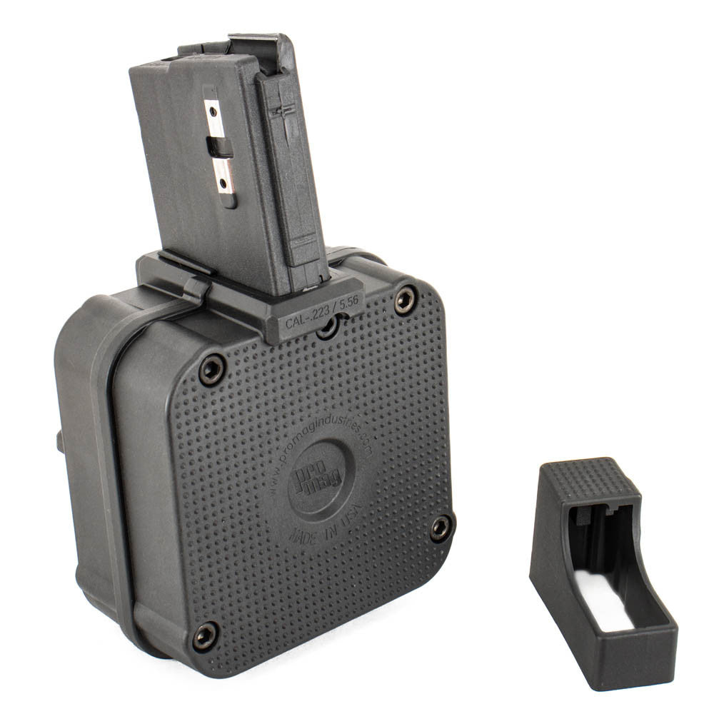 ProMag AR-15 Drum Magazine .223 Rem/5.56 NATO 65 Rounds Polymer Black