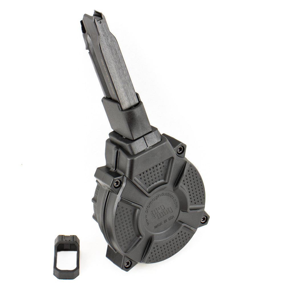 PROMAG MAGAZINE TAURUS GX4 9MM 50RD DRUM BLACK POLYMER