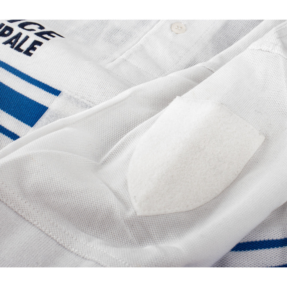 French White Short Sleeve Police Shirt - New
