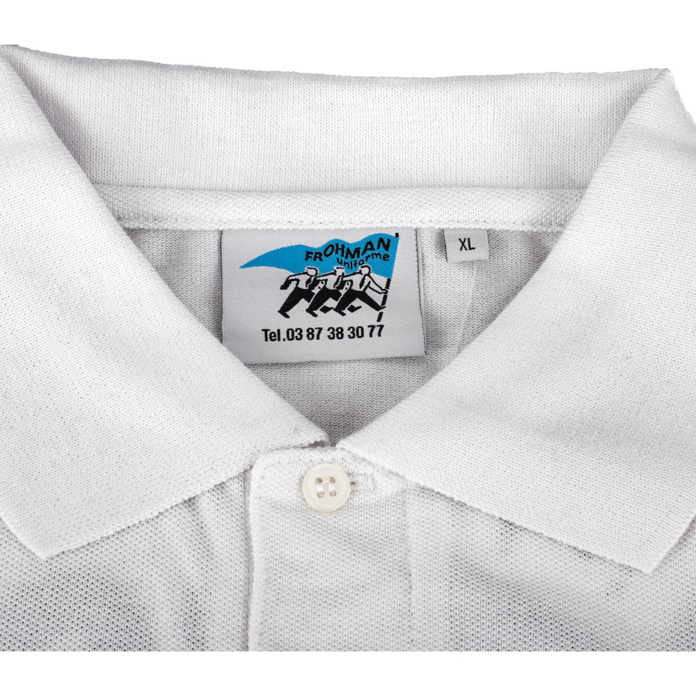 French White Short Sleeve Police Shirt - New