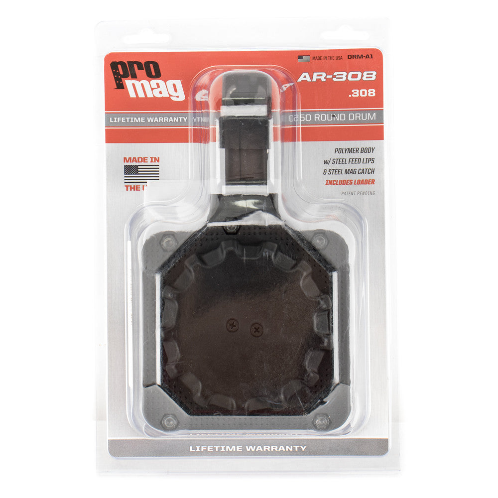ProMag DPMS LR-308 Drum Magazine .308 Win/7.62 NATO 50 Rounds Polymer Black
