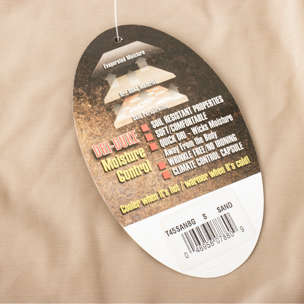 US Sand Spandex/Poly Compression T-Shirt - Small