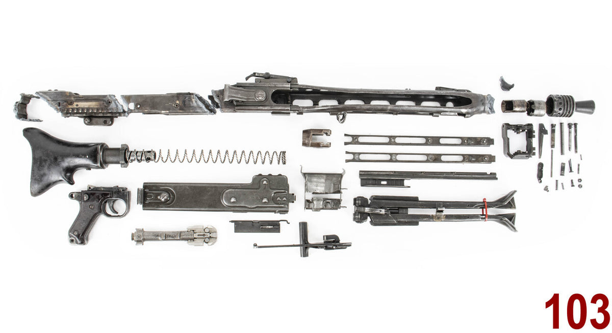 MG42 Parts Kit – WWII Era 7.62x51 NATO (.308) Original German - 103
