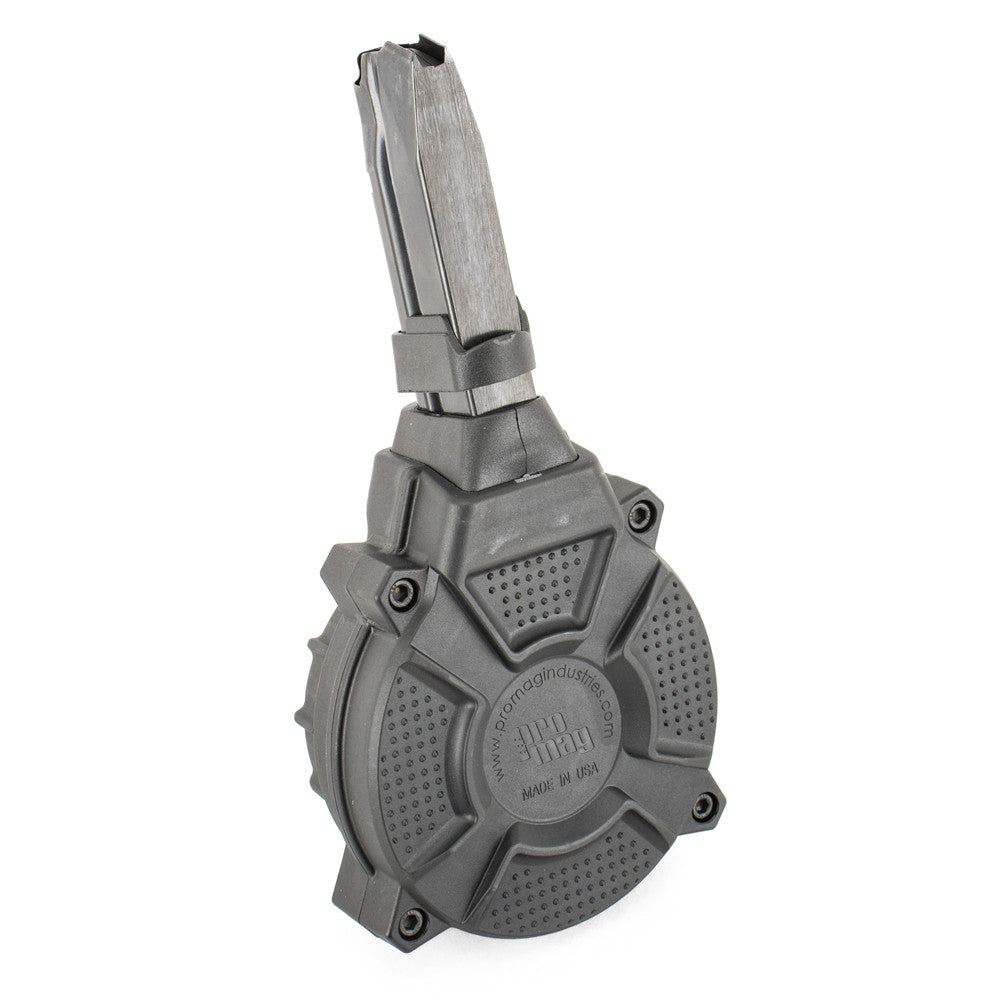 ProMag Sig P365 9mm Luger Drum Magazine 50 Rounds Polymer Black